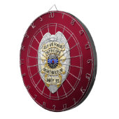 Thin Blue Line Dartbord (Voorkant Rechts)