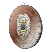 Thin Blue Line Dartbord (Voorkant Rechts)