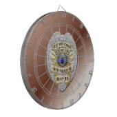 Thin Blue Line Dartbord (Voorkant Links)