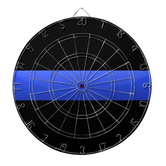 Thin Blue Line Dartbord (Voorkant)