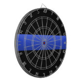 Thin Blue Line Dartbord (Voorkant Links)