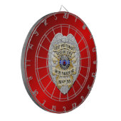 Thin Blue Line Dartbord (Voorkant Links)