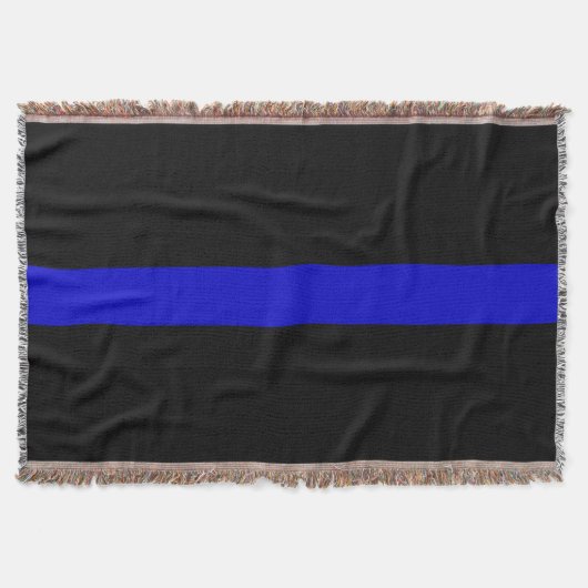 Thin Blue Line Deken (Voorkant)