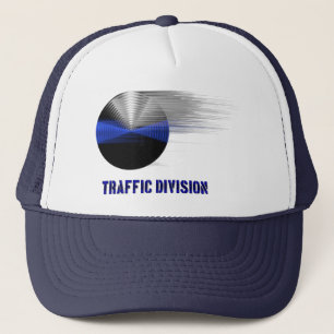 Thin Blue Line Div. Symbool - verkeersdivisie Trucker Pet
