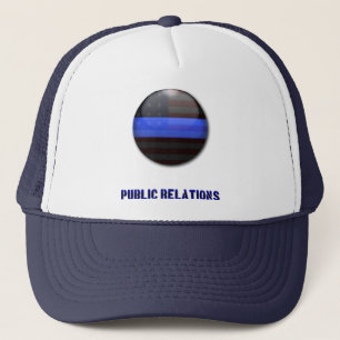 Thin Blue Line Divisional Symbool - Politie PR Trucker Pet