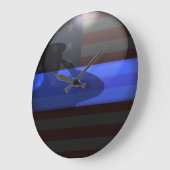 Thin Blue Line - Flag Salute Grote Klok (Hoek)