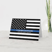 Thin Blue Line| Gefeliciteerd politieagent