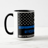 Thin Blue Line Gift - Wetshandhaving VS - Politie Mok (Links)