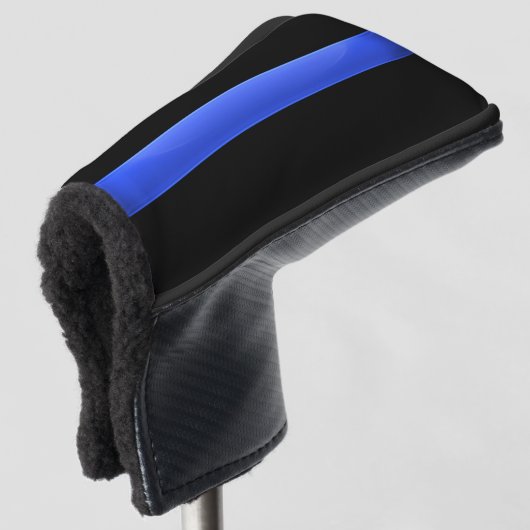 Thin Blue Line Golf Head-Hoesje Golfheadcover (3/4 voorkant)