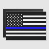 Thin Blue Line Graphic op Amerikaanse vlag (Voorkant / Achterkant)
