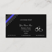 Thin Blue Line Handboffs Visitekaartje (Voorkant)