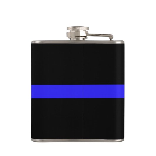 Thin Blue Line Heupfles (Achterkant)