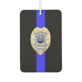 Thin Blue Line in rumoe Officer Badge Luchtverfrisser