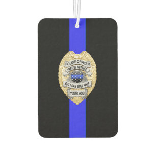 Thin Blue Line in rumoe Officer Badge Luchtverfrisser
