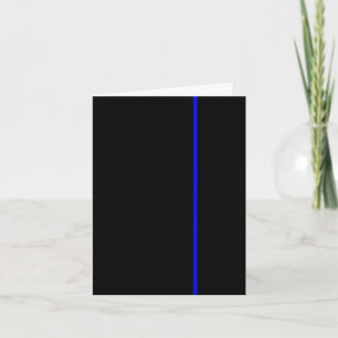 Thin blue line invitation