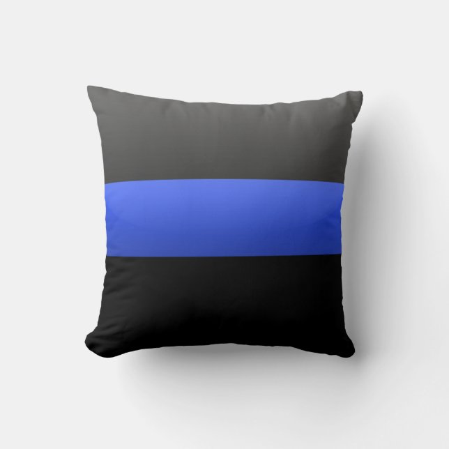 Thin Blue Line Kussen (Voorkant)