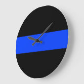 Thin Blue Line Law Enforcement Clock Grote Klok (Hoek)