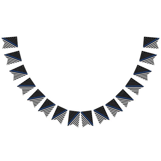 Thin Blue Line Law Enforcement Flag Vlaggetjes (Alle)