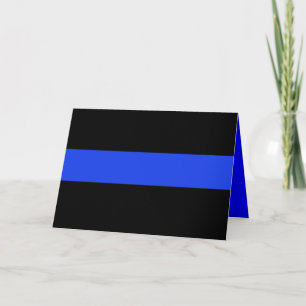 Thin Blue Line Law Enforcement Kaart