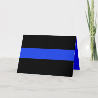 Thin Blue Line Law Enforcement Kaart