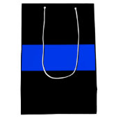 Thin Blue Line Law Enforcement Medium Gift Bag Medium Cadeauzakje (Achterkant)