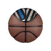 Thin Blue Line Law Enforcement Police Basketbal (Rechts)