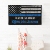 Thin Blue Line Law Enforcement Police Retirement B Spandoek (Insitu)