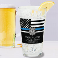 Thin Blue Line Law Enforcement Police Retirement