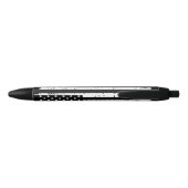 Thin Blue Line Law Enforcement Police Zwarte Inkt Pen (Achterkant)