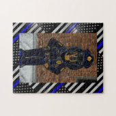 THIN BLUE LINE LEGPUZZEL (Horizontaal)