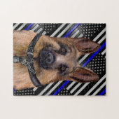 THIN BLUE LINE LEGPUZZEL (Horizontaal)