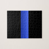 Thin Blue Line Legpuzzel (Horizontaal)
