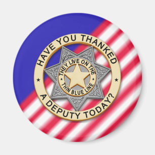 Thin Blue Line Magneet