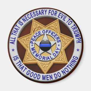 Thin Blue Line Magneet