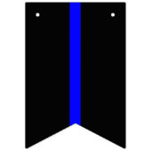 Thin Blue Line Memorial Symbolisch op Vlaggetjes (Tweede vlag)