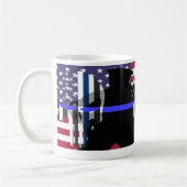 Thin Blue Line Mok (Links)