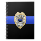 Thin Blue Line Notitieboek (Voorkant)