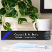 Thin Blue Line NYPD Offset Patch Name Bord Naambordje