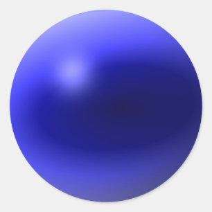 Thin Blue Line One-of-a-Type Ronde Sticker