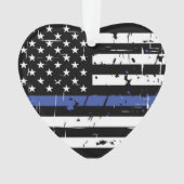 Thin Blue Line Ornament (voorkant)