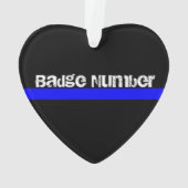 Thin Blue Line Ornament (achterkant)