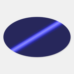 Thin Blue Line Ovale Sticker