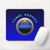 Thin Blue Line - Panic Button Muismat (Met muis)
