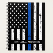 Thin Blue Line Personalized Police Officer Planner (Voorkant)