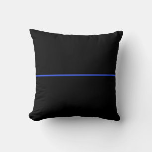 Thin Blue Line Pillow Kussen