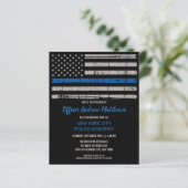 Thin Blue Line Police Academy Afstuderen (Staand voorkant)