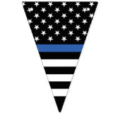 Thin Blue Line Police Bunting Flags Vlaggetjes (Tweede vlag)