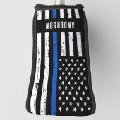 Thin Blue Line Police Officer Gift Police Golfheadcover (Draai 90)