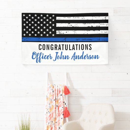 Thin Blue Line Police Retirement Enforcement Enfor Spandoek (Insitu)