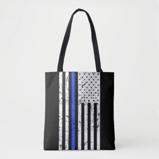 Thin Blue Line - Politieagent - tas (Voorkant)